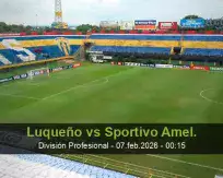 Luqueño vs Sportivo Amel.