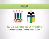 Pronóstico U. La Calera O'Higgins (16 marzo 2026)