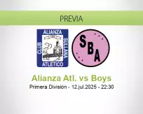 Pronóstico Alianza Atl. Boys (12 julio 2025)