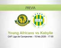 Pronóstico Young Africans Kabylie (15 febrero 2026)
