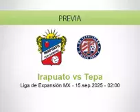 Pronóstico Irapuato Tepa (14 septiembre 2025)