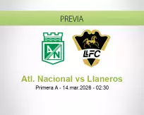 Atl. Nacional vs Llaneros