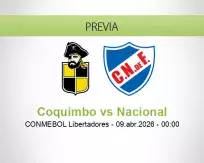 Coquimbo vs Nacional