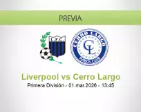 Pronóstico Liverpool Cerro Largo (01 marzo 2026)