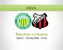 Pronóstico Erechim Ituano (05 mayo 2026)