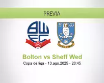 Pronóstico Bolton Sheff Wed (13 agosto 2025)