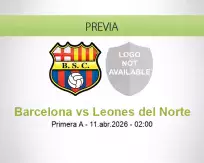Barcelona vs Leones del Norte