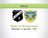 Pronóstico Kalju Kuressaare (31 agosto 2025)