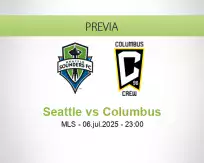 Pronóstico Seattle Columbus (06 julio 2025)