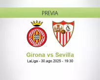Pronóstico Girona Sevilla (30 agosto 2025)