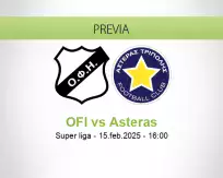 Pronóstico OFI Asteras (15 febrero 2025)