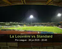 Pronóstico La Louvière Standard (26 julio 2025)