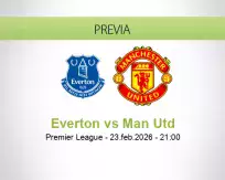 Everton vs Man Utd