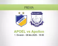 Pronóstico APOEL Apollon (08 febrero 2025)