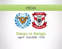 Pronóstico Daegu Sangju (18 julio 2025)