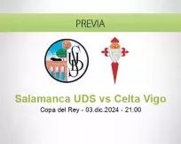 Pronóstico Salamanca UDS Celta Vigo (03 diciembre 2024)