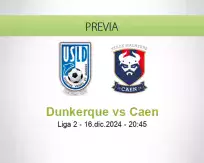 Pronóstico Dunkerque Caen (16 diciembre 2024)