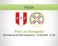 Pronóstico Perú Paraguay (09 septiembre 2025)