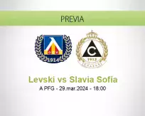 Pronóstico Levski Slavia Sofía (29 marzo 2024)