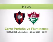Pronóstico Cerro Porteño Fluminense (25 abril 2024)