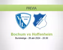 Pronóstico Bochum Hoffenheim (26 abril 2024)