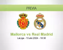 Pronóstico Mallorca Real Madrid (13 abril 2024)