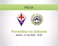 Pronóstico Fiorentina Udinese (21 diciembre 2025)