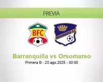 Pronóstico Barranquilla Orsomarso (19 agosto 2025)