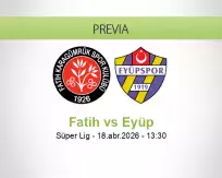 Pronóstico Fatih Eyüp (18 abril 2026)