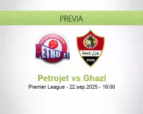 Pronóstico Petrojet Ghazl (22 septiembre 2025)