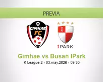 Pronóstico Gimhae Busan IPark (03 mayo 2026)
