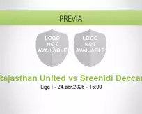 Rajasthan United vs Sreenidi Deccan