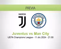 Pronóstico Juventus Man City (11 diciembre 2024)