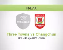 Pronóstico Three Towns Changchun (03 agosto 2025)