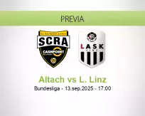 Pronóstico Altach L. Linz (13 setiembre 2025)