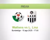 Pronóstico Wattens L. Linz (10 agosto 2025)