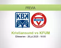 Pronóstico Kristiansund KFUM (26 julio 2025)