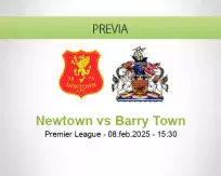 Pronóstico Newtown Barry Town (08 febrero 2025)