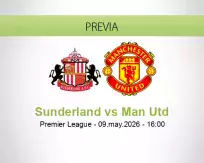Sunderland vs Man Utd
