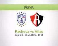 Pronóstico Pachuca Atlas (01 febrero 2025)