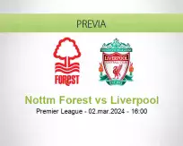 Nottm Forest vs Liverpool