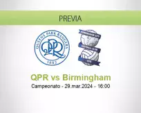 Pronóstico QPR Birmingham (29 marzo 2024)