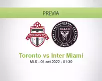 Pronóstico Toronto Inter Miami (30 septiembre 2022)