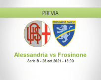 Pronóstico Alessandria Frosinone (28 octubre 2021)
