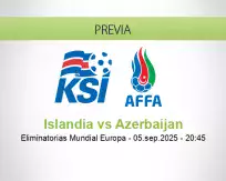 Pronóstico Islandia Azerbaijan (05 septiembre 2025)