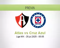 Pronóstico Atlas Cruz Azul (19 julio 2025)