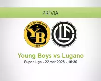 Pronóstico Young Boys Lugano (22 marzo 2026)