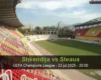 Pronóstico Shkendija Steaua (22 julio 2025)