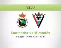 Santander vs Mirandés