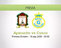 Pronóstico Ayacucho Cusco (18 septiembre 2025)
